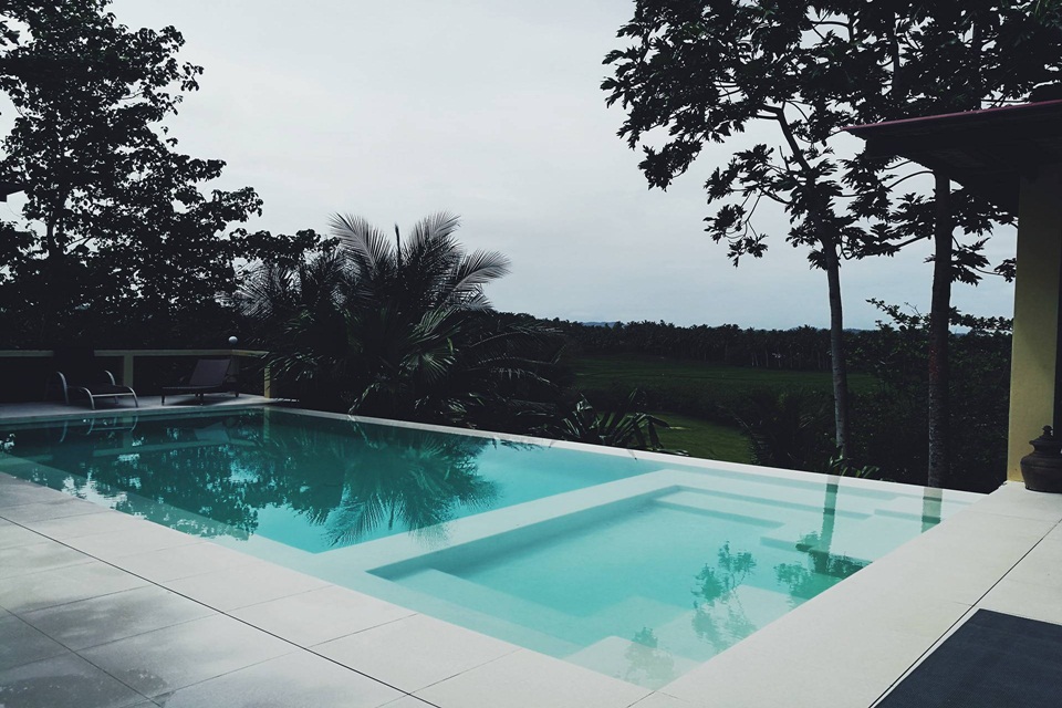 Outdoor overlooking pool in Villa Maya Siargao
