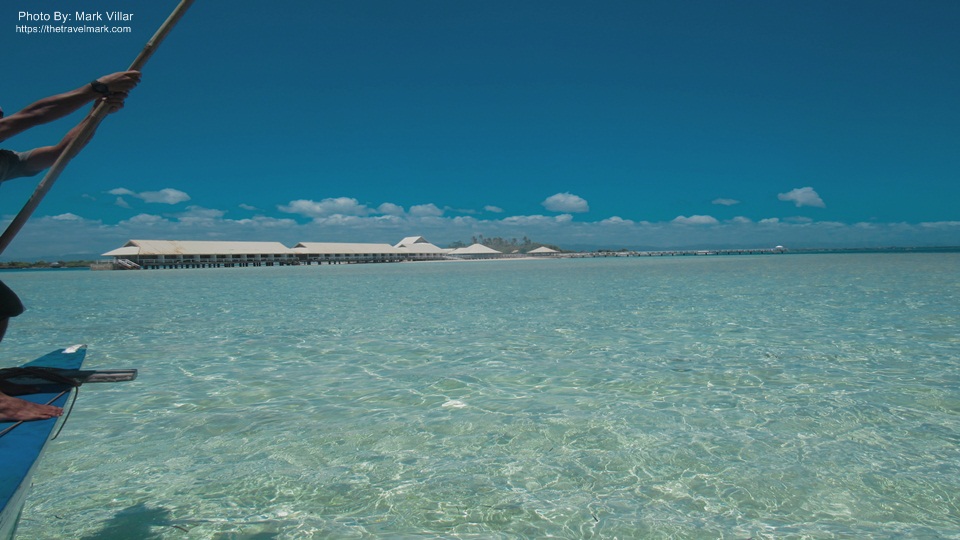 Gilutongan Island - View to Island And Sun Beach Resort