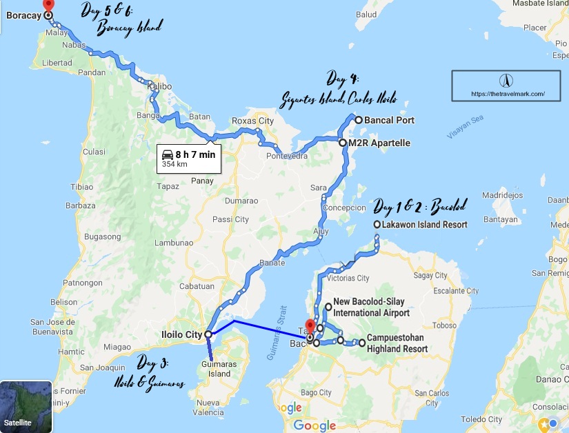 Bacolod-IloIlo-Guimaras-Boracay Itinerary Travel Route - The Travel Mark